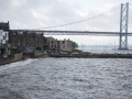 Nordsee Wellen in South Queens Ferry