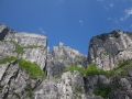 Wahnsinnige Landschaft mit Preikestolen