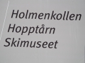 Schild Holmenkollen