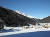 Leere Übungsstrecke in Sulden an der Gondel