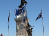 Samuel De Champlain Statue von der Seite