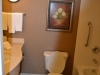 Badezimmer im Hilton Garden Inn Cleveland