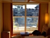 AIDAbella Balkonkabine Blick aus dem Fenster