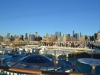 Skyline von New York und Sonnendeck der AIDAbella