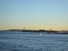 Blick über den Hudson River auf New York