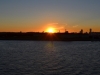 Sonnenuntergang über Boston