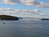 Zwei Kreuzfahrtschiffe vor Bar Harbor