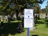 Friedhof mit Gräbern der Titanic Opfer