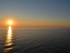 Sonnenuntergang auf dem Sankt Lorenz Strom von der AIDAbella aus 2