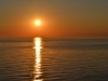 Sonnenuntergang auf dem Sankt Lorenz Strom von der AIDAbella aus 11