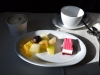 Nachtisch im SAS Flug von Copenhagen nach Newark