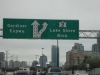 Expressway und Abfahrt Highway Kanada
