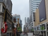 Blick auf die Einkaufstraße Torontos