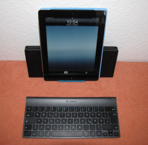 Tastatur mit iPad