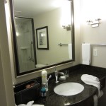Badezimmer Hilton Garden Inn Toronto Airport