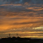 Sonnenuntergang in Indiana, USA