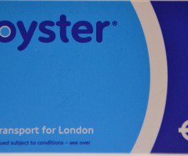 Meine Oyster Card zum U-Bahn fahren in London