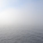 Nebel beim Blick von der Mein Schiff 1