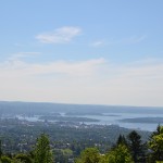 Ausblick vom Holmenkolmen auf Oslo