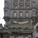 The Scotsman, Blick vom Bahnhof aus