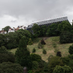 Edinburgh Tattoo Arena von unten gesehen.