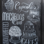 Bibi's Werbung für Cupcakes