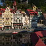 Sonnenuntergang im Legoland