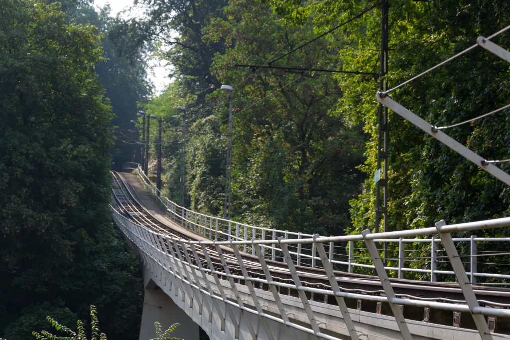 Start der Standseilbahn