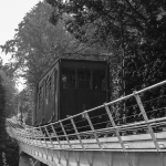 Standseilbahn Stuttgart in s/w