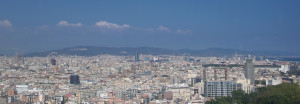 Aussicht auf Barcelona von den Seilbahnen mein Reisetopp  Barcelonas aus.