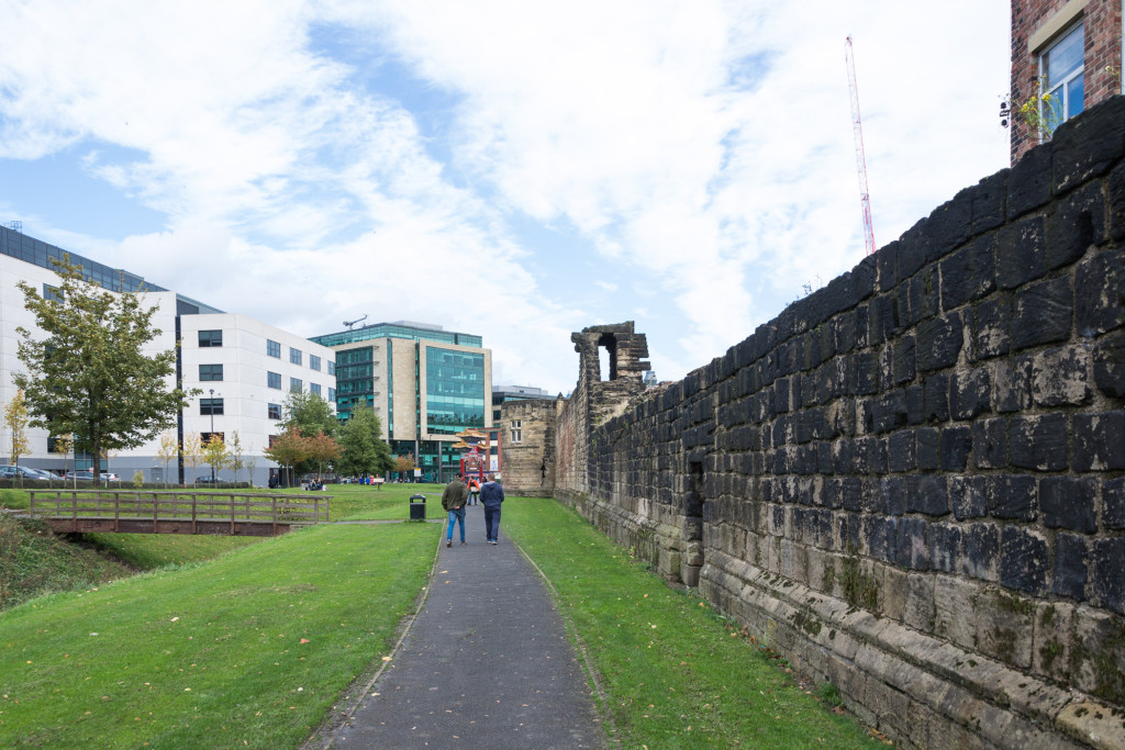 Newcastle: Entlang der Stadtmauer