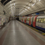 Typisch für London: die U-Bahn