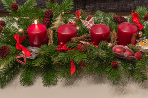 Adventskranz 1. Advent
