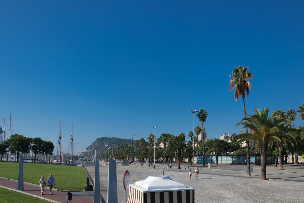 Hafen Promenade Barcelonas