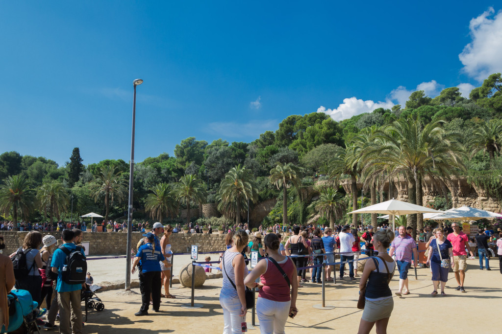 Park Güel - gut besucht!