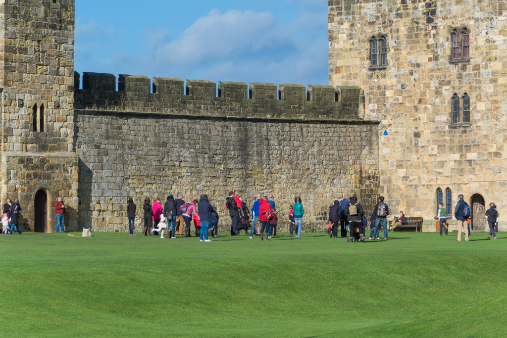 Broomstick Training auf Alnwick Castle