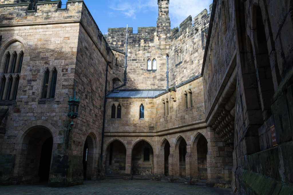 Alnwick Castle Innenhof