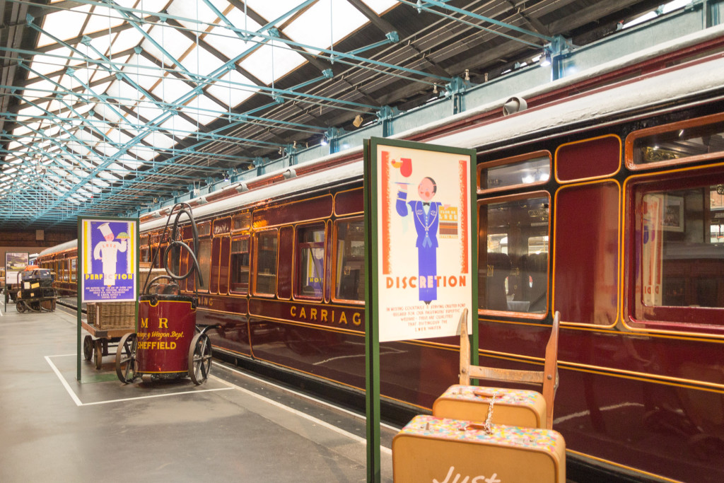 Royal Zug am Bahnsteig - Museum York