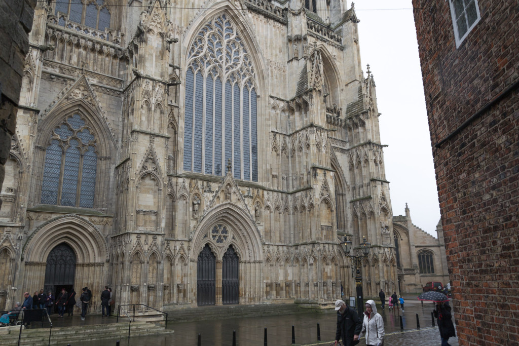 York Minster bei Regen