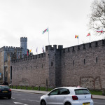 Roadtrip durch Wales - Cardiff Castle lange Mauer