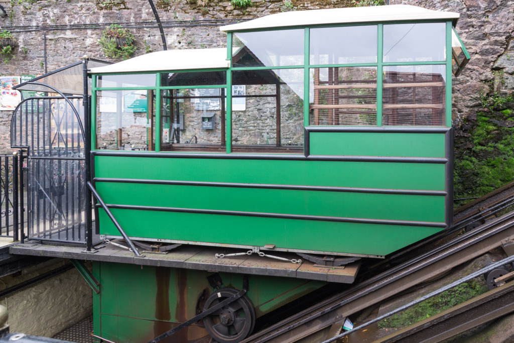 Passagierwagen der Lynton & Lynmouth Cliff Railway