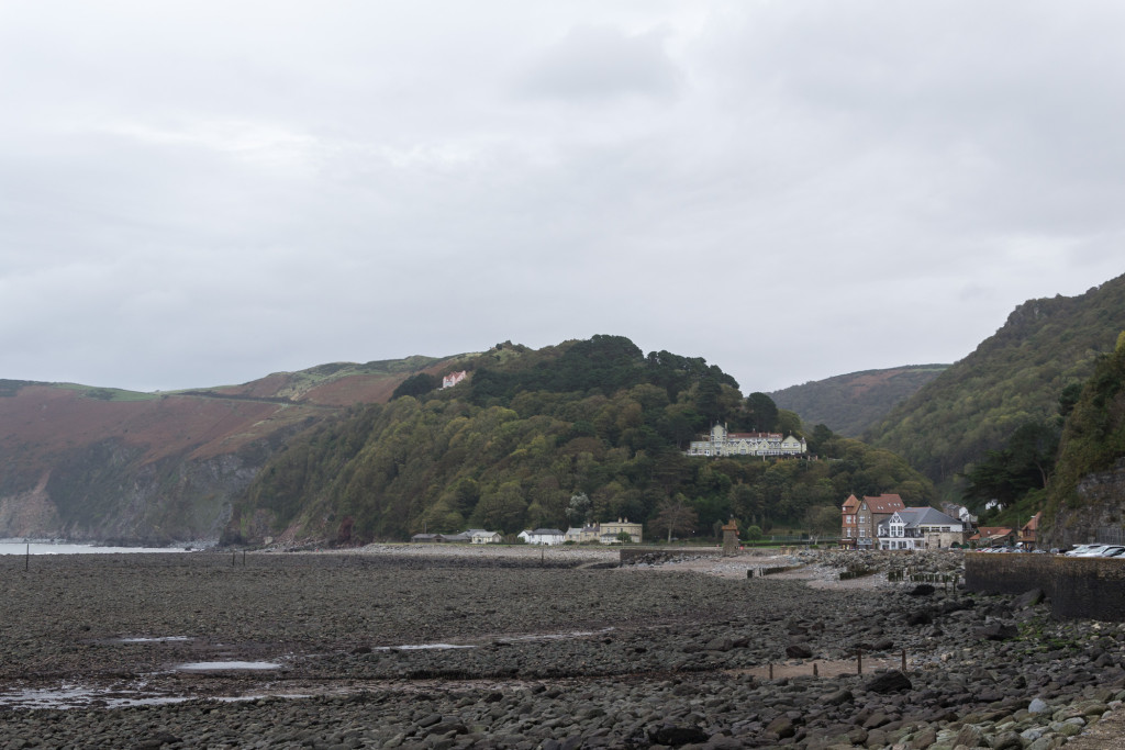 Bristol Channel bei Ebbe mit Lynmouth