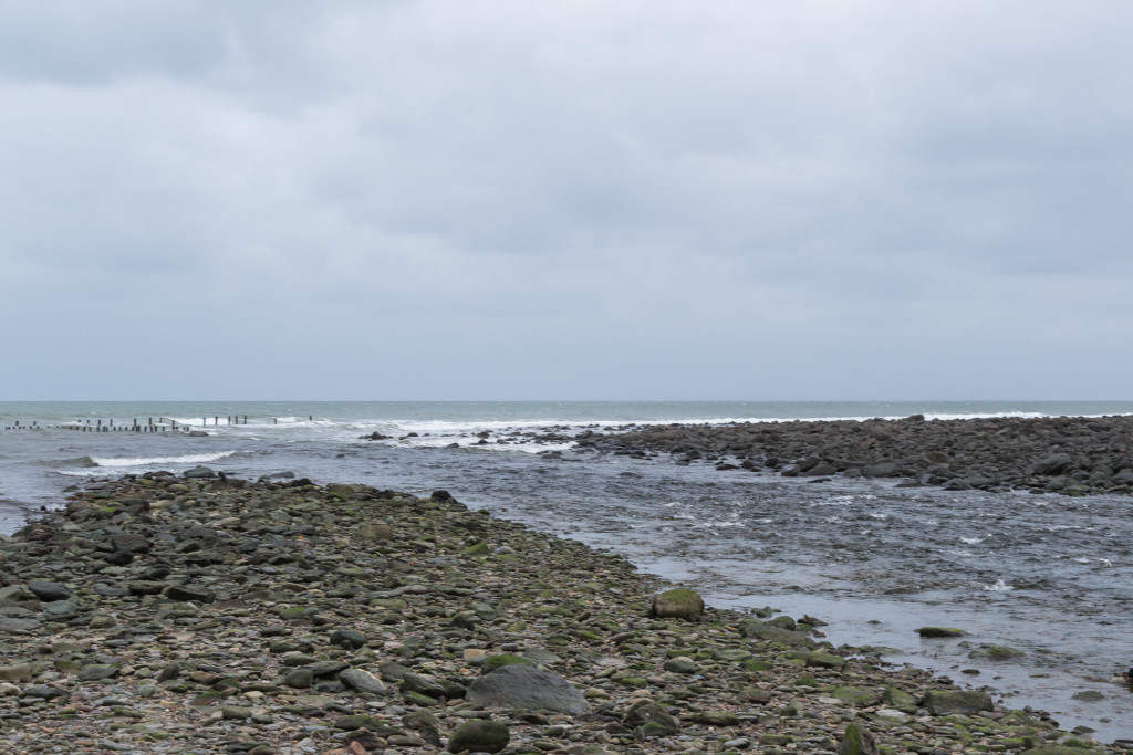 Nach der Ebbe ist vor der Flut, das Wasser in Lynmouth kommt wieder zurück