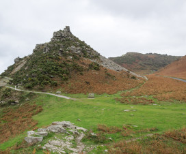 Aussicht auf die Steine des Valley of Rocks