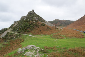 Aussicht auf die Steine des Valley of Rocks