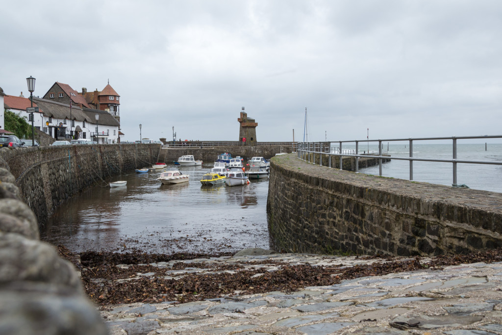 Noch etwas kann das Wasser in Lynmouth steigen