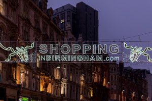 Weihnachtszeit in Birmingham ist Shoppingzeit