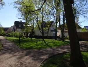 Schlosspark Blick auf das Schlosshotel