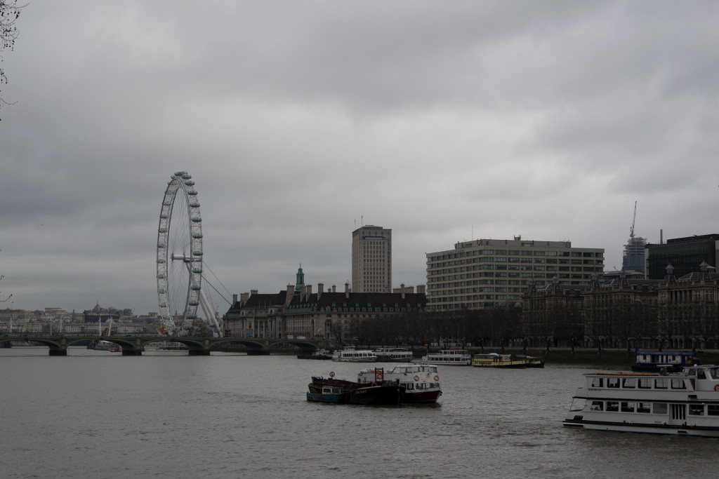 Themse mit London Eye