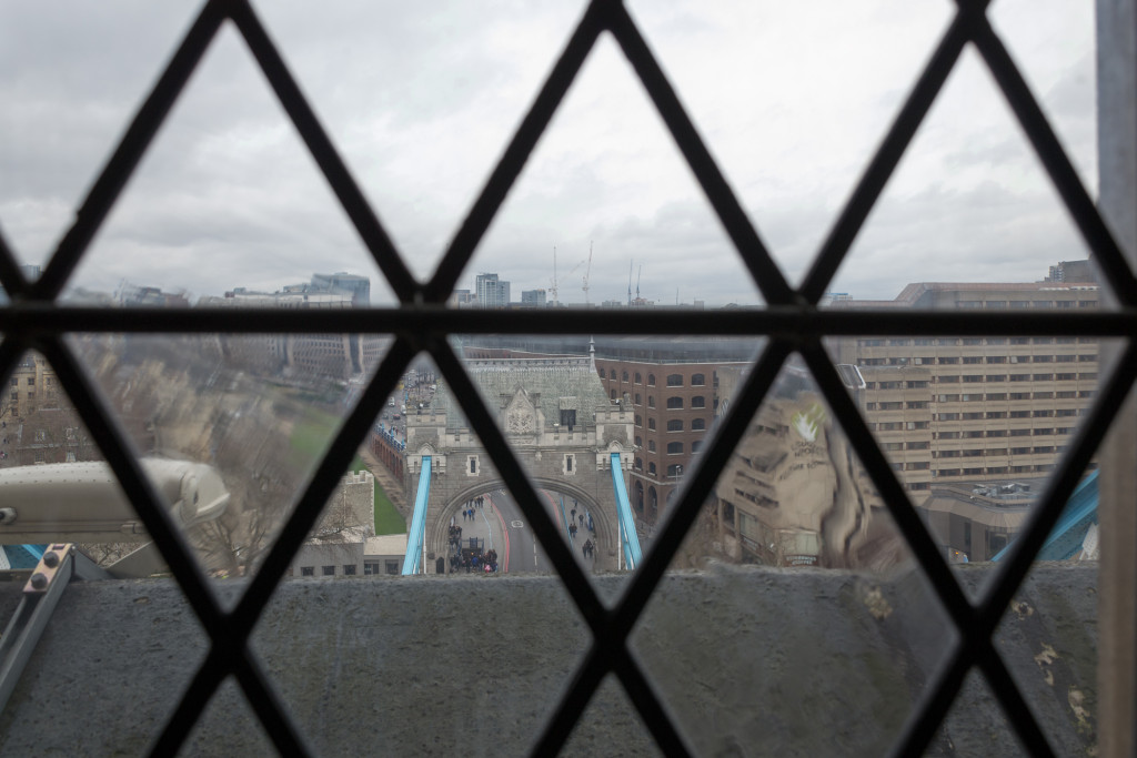 Blick vom Turm Fenster auf London